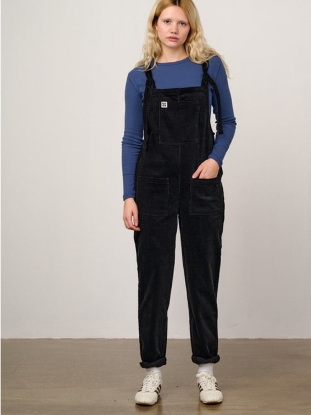 Lucy Yak Original - Corduroy Dungarees Black XXS